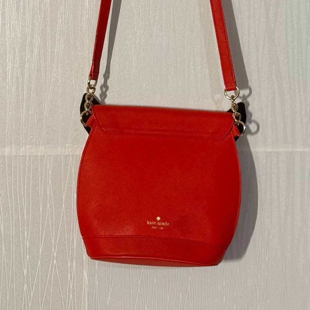 Kate Spade Fox Blaze A Trail Novelty Rare Leather Crossbody Bag - Picture 13 of 13